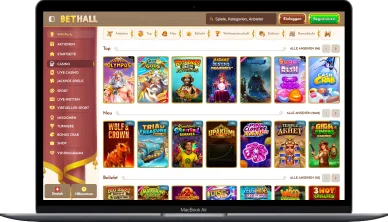 Spiele im Bethall Online Casino 