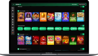 Glücksspiele Der Spielebereich im Uspin.me Casino
