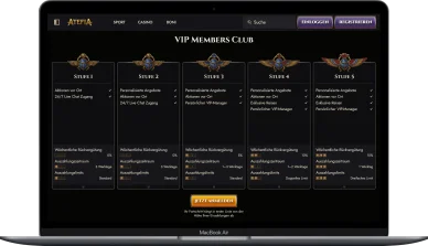 Atefia Online Casino VIP