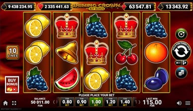 Shining Crown Buy Bonus