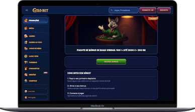 Bónus de registo no Golobet casino