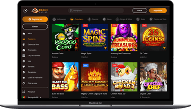 Variedade de jogos Variedade de jogos no Hugo casino