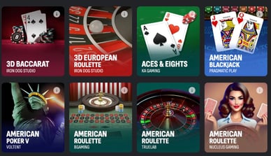Tischspiele Casino Tischspiele in Online Casino Fonbet