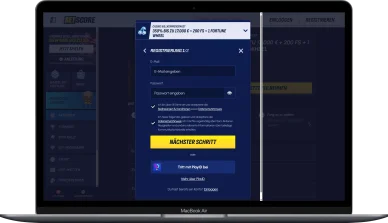 Betscore Online Casino Registrierung