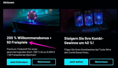 Willkommensbonus Casino mit Freispielen