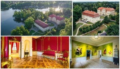 Schloss Mirow auf einer Insel in der Seenplatte