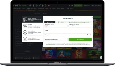 Betlabel Online Casino Registrierung