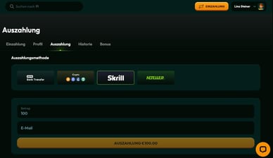 Auszahlungen bei Tucan-Casino CH