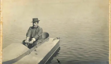 Giacomo Puccini sulle rive del lago di Massaccuccoli Giacomo Puccini vita
