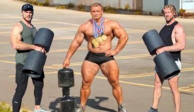 Osiągnięcia jako strongman Mariusz Pudziński — pięciokrotny mistrz świata w zawodach „World's Strongest Man”