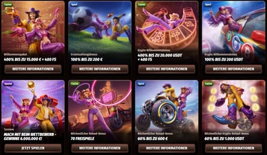 Boni im Cashtocode Online Casinos