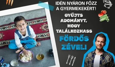 Főzz a gyermekekért! kampány Fördős Zével az UNICEF