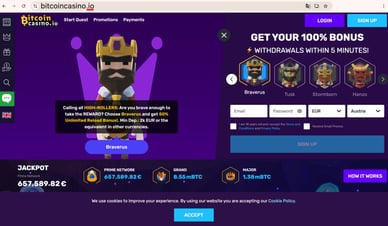 bitcoin casino io