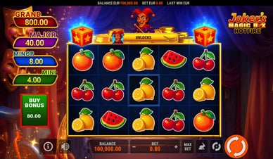 Joker's Magic Box Hotfire Buy Bonus