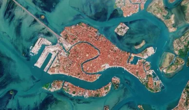 Vista della Laguna Veneta Laguna Veneta