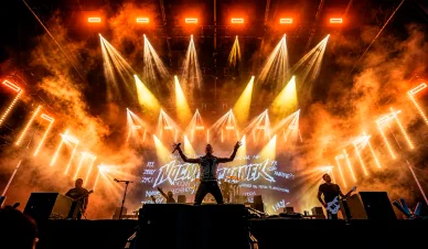 Aktywności i sceny Występ zespołu „Nocny Kochanek” na jednej ze scen festiwalu