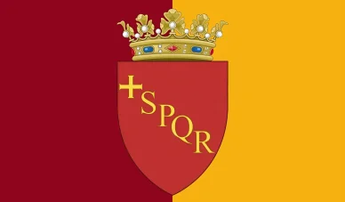 Róma zászlaja Róma címere