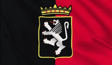 Immagine dello stemma e della bandiera della Valle d'Aosta Bandiera e Stemma Valle d'Aosta