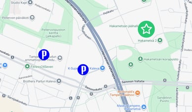 vauhti kiihtyy tampere pysäköinti