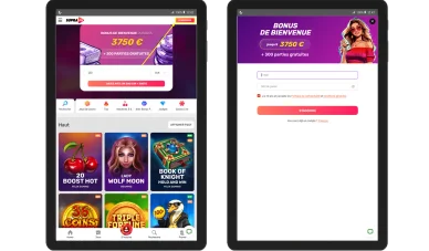 Création de compte sur SupraPlay casino. Formulaire d’inscription sur SupraPlay casino.