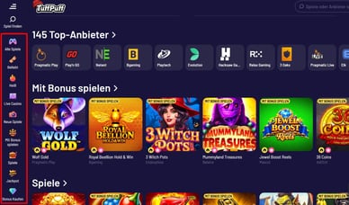 TuffPuff Casino: Glücksspiele