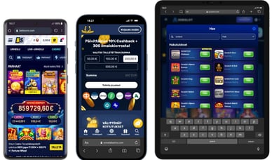 Nettiarpa kasinot mobililaitteella