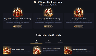 SpinEmpire Casino - VIP-Programm