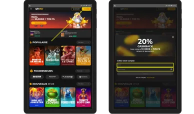 Créer un compte sur le Casino Spinstar. Inscription rapide au Casino Spinstar.