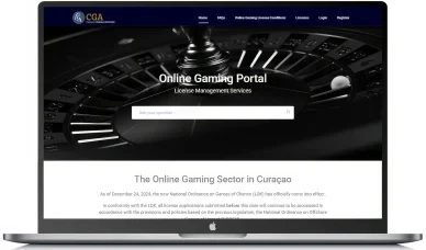 Portail officiel de gestion des licences de jeux en ligne à Curaçao.
