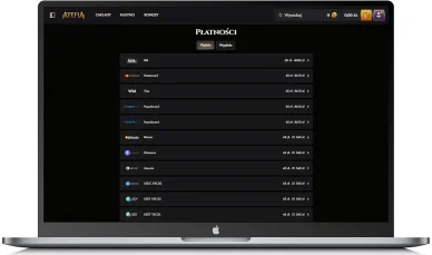 Sposoby płatności w kasynie online Atefia