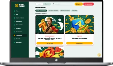 Bonus de Tikal Casino. Promotions et bonus disponibles sur Tikal Casino.