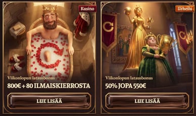 Viikonlopun latausbonus crazy tower kasinot