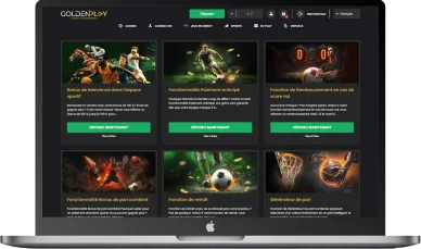 Promotions sportives GoldenPlay casino. Bonus sportifs proposés par GoldenPlay casino.