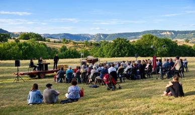 Concert en plein air du Festival de Musique de Chambre du Larzac.