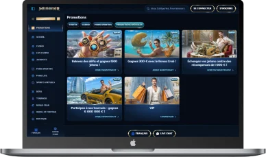 Promotions spéciales sur Millioner Casino.