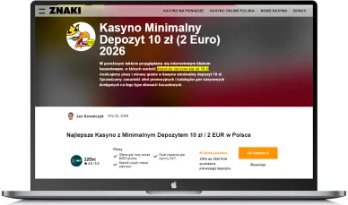 Kasyna z inne niskie minimalne kwoty wpłat
