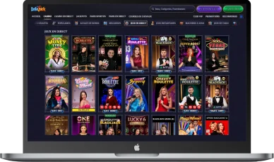 Casino live Lolajack. Jeux en direct Lolajack.