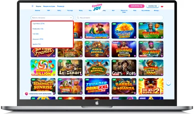 Dostawcy gier w CasinoJoy online