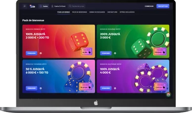 Offres de départ Spin Aura. Pack de bienvenue Spin Aura.