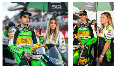 Noah Dettwiler mit seiner Freundin 