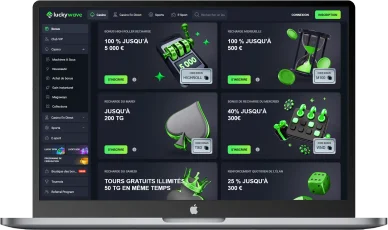 Offres de bonus Luckywave.