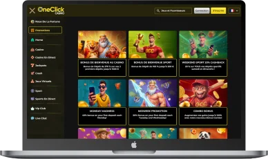 Offres promotionnelles OneClick Casino. Promotions et bonus de OneClick Casino.