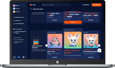 Offres spéciales de Nika Casino. Bonus spéciaux sur Nika Casino.