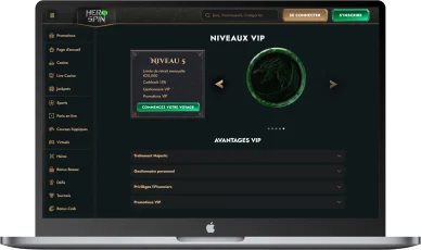 Programme VIP HeroSpin.