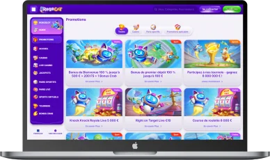 Promotions Robocat. Bonus Robocat.