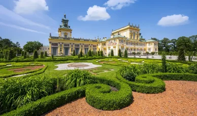 Pałac w Wilanowie — ogród Północny