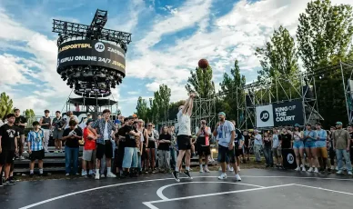 Koszykówka na festiwalu