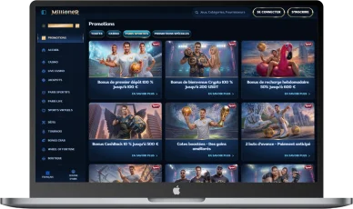 Bonus sportifs sur Millioner Casino.