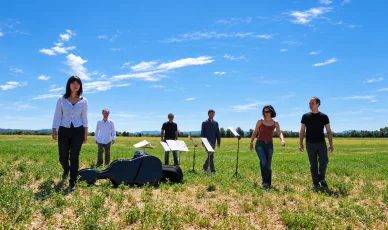 Festival de Musique de Chambre du Larzac en plein air.