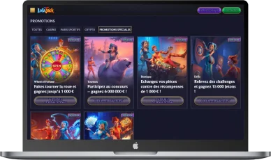 Offres spéciales Lolajack. Promotions spéciales Lolajack.